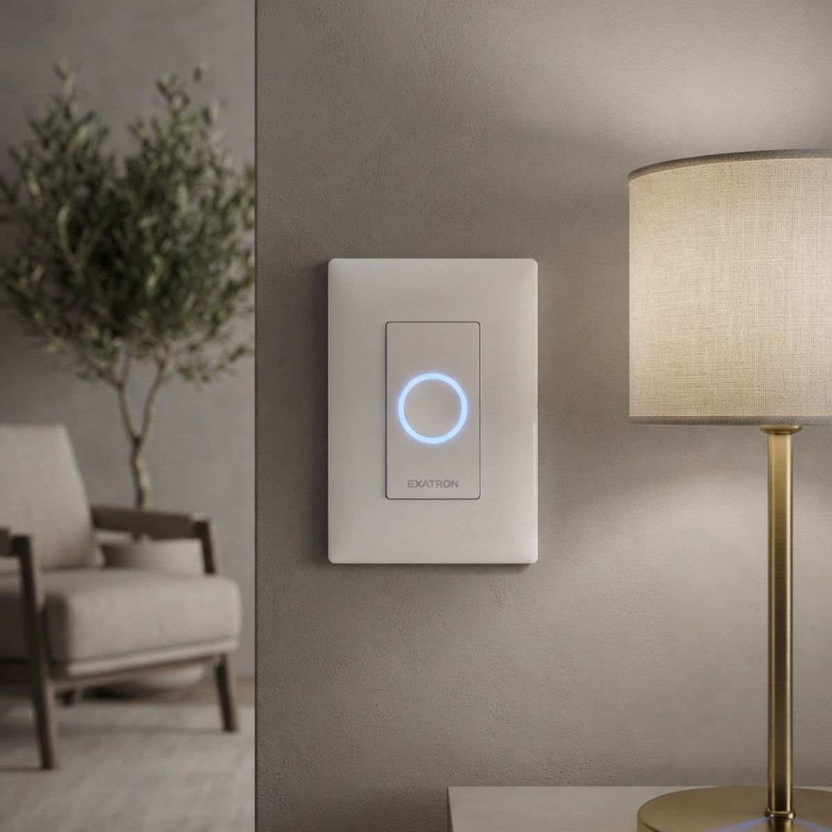 Dimmer Toque Digital Bivolt Branco Exatron