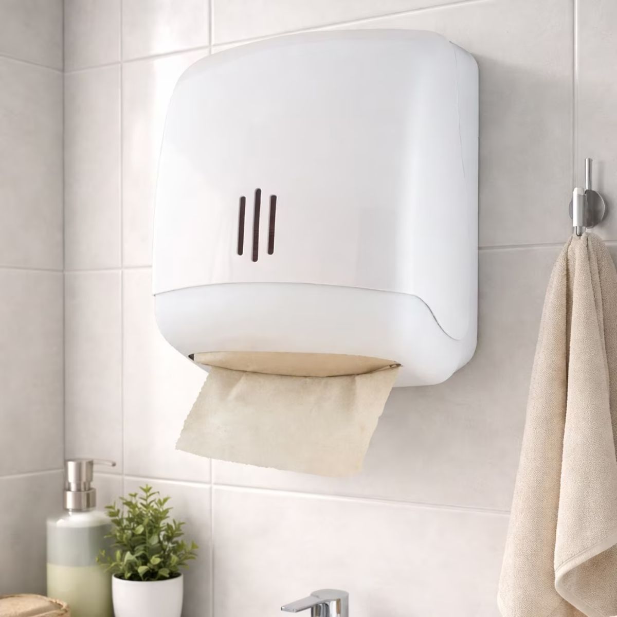 Dispensador Branco Papel Toalha Jackwal