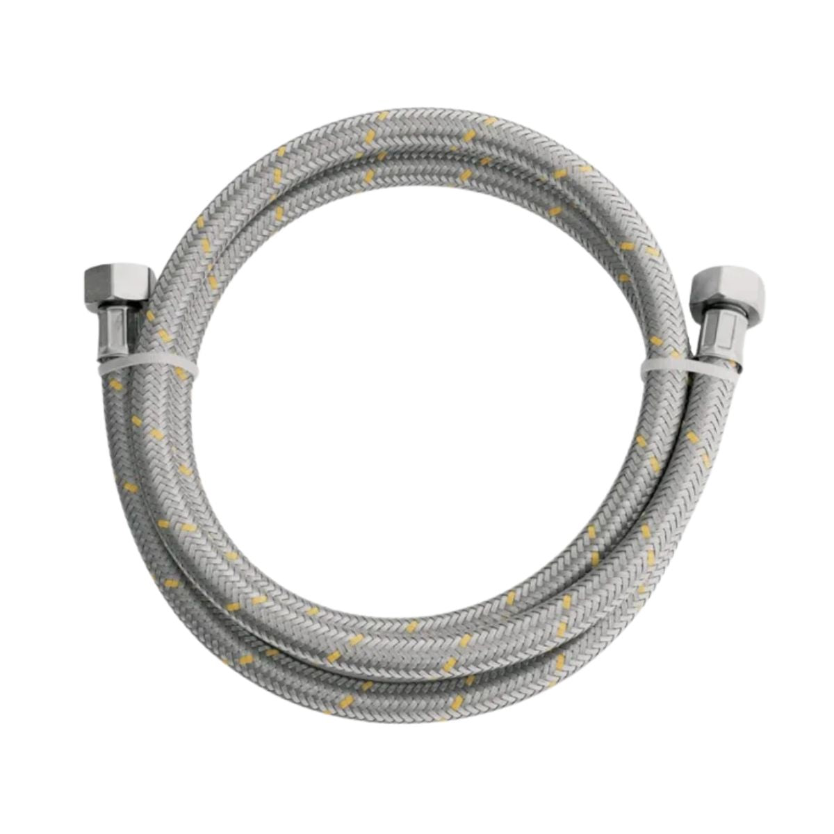 Engate Flexível Aço Inox para Gás com Abraçadeira 3/8" 150cm Blukit