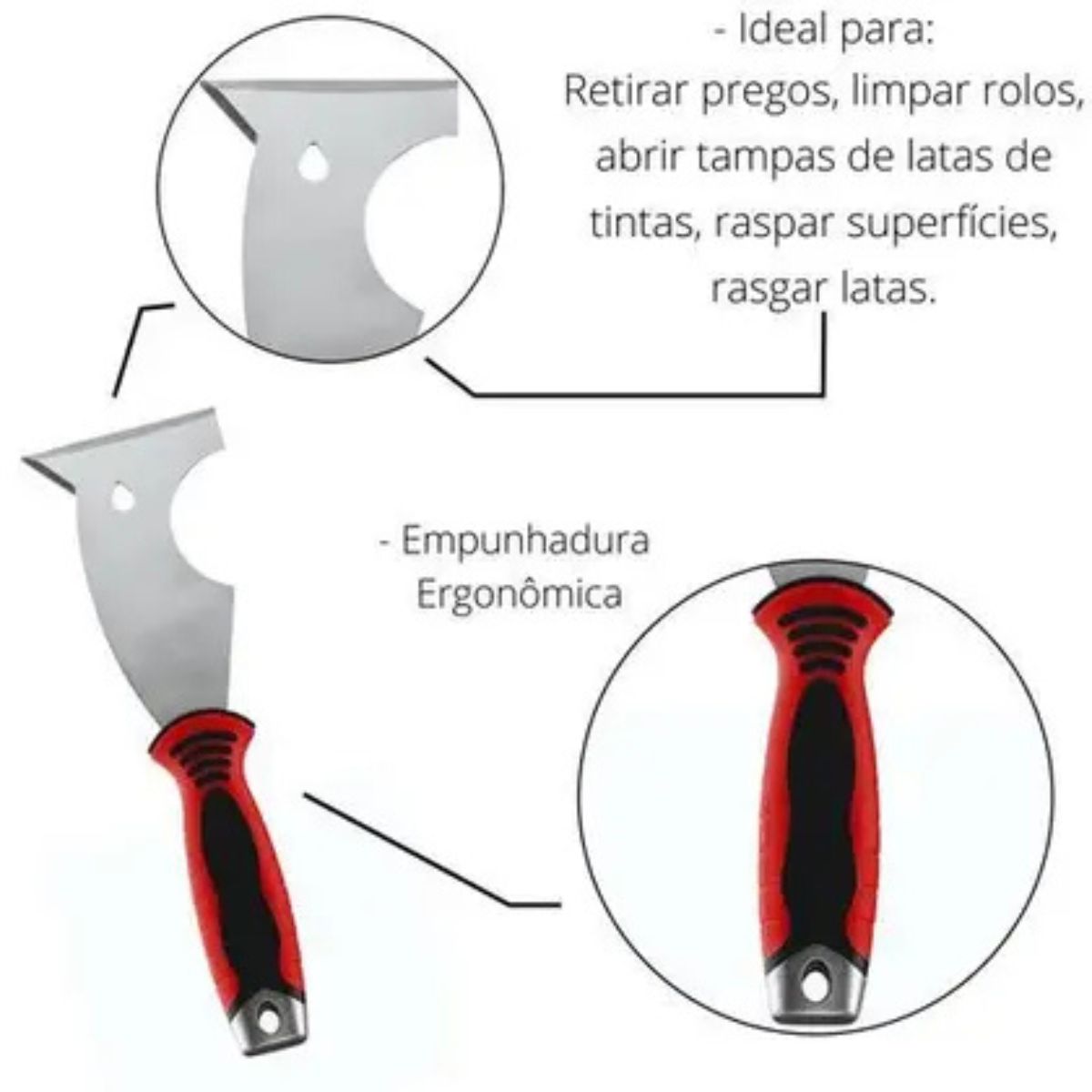 Espatula Multiuso Metalica Atlas