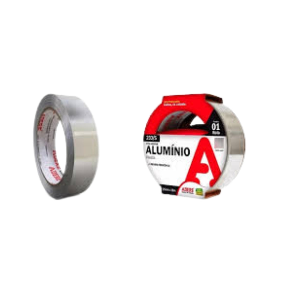 Fita Adesiva Silver Tape Prata 25 mm x 30 m Adere