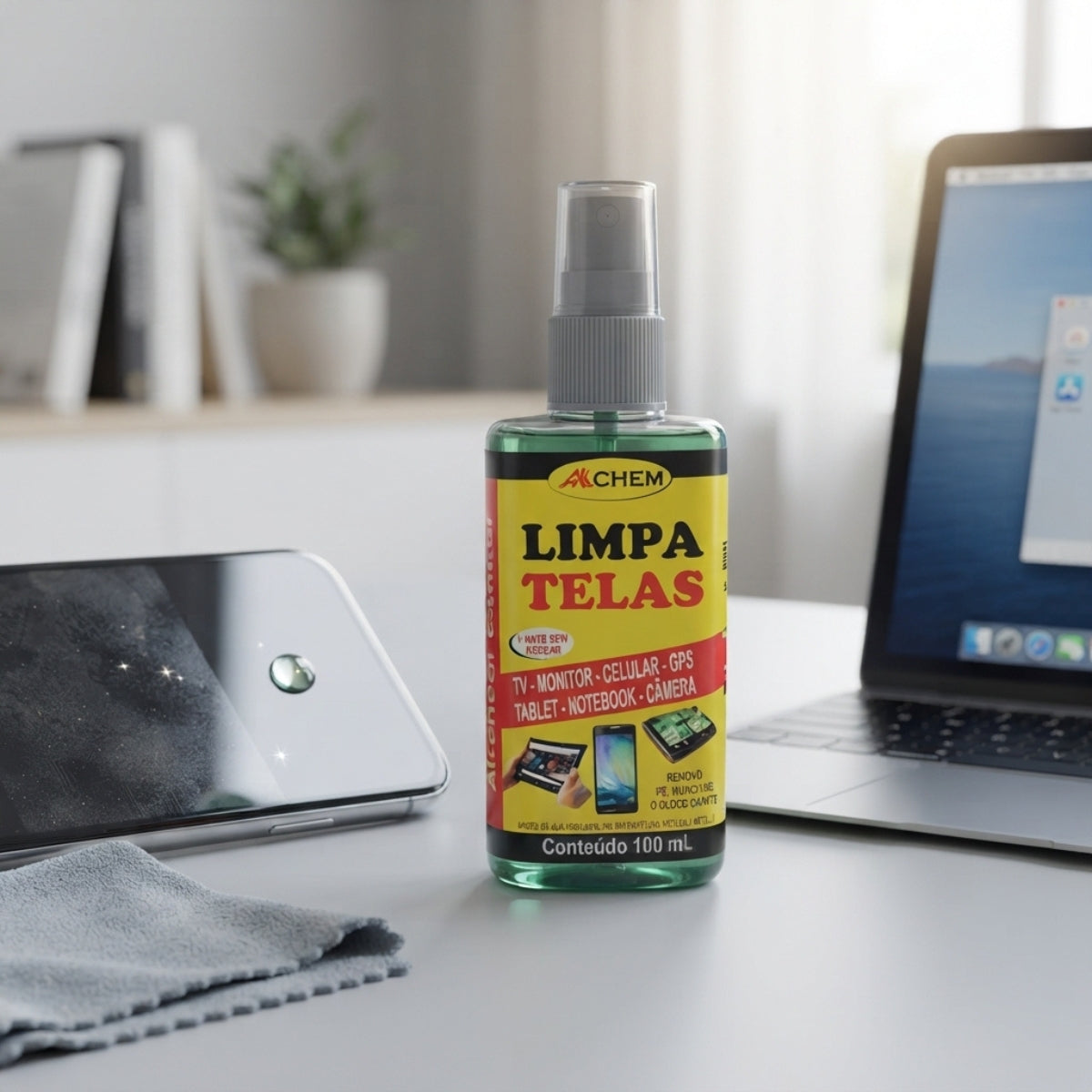 Limpa Telas 100ml Allchem
