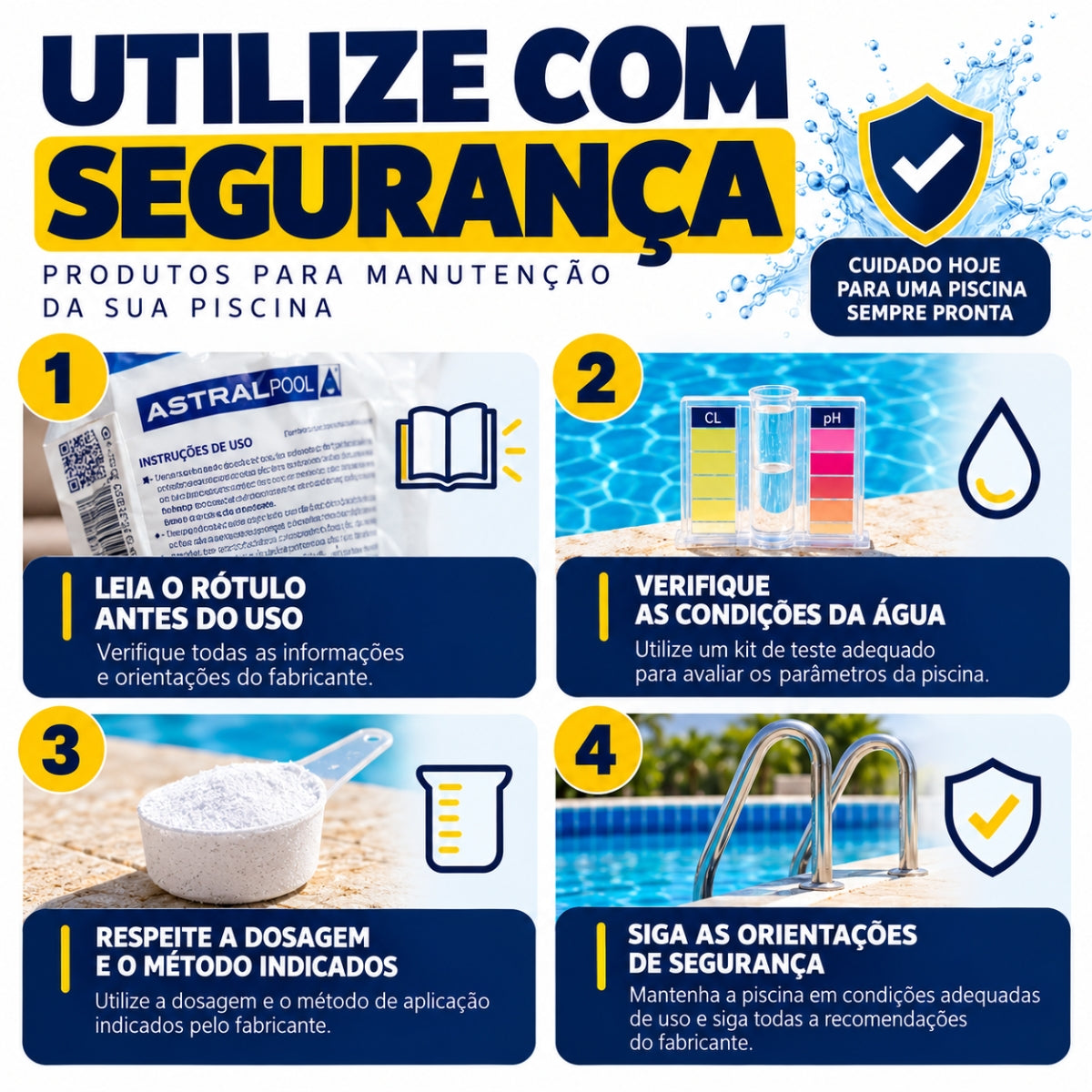 Pastilha OxyPower Tab AstralPool Fluidra 200g Fluidra