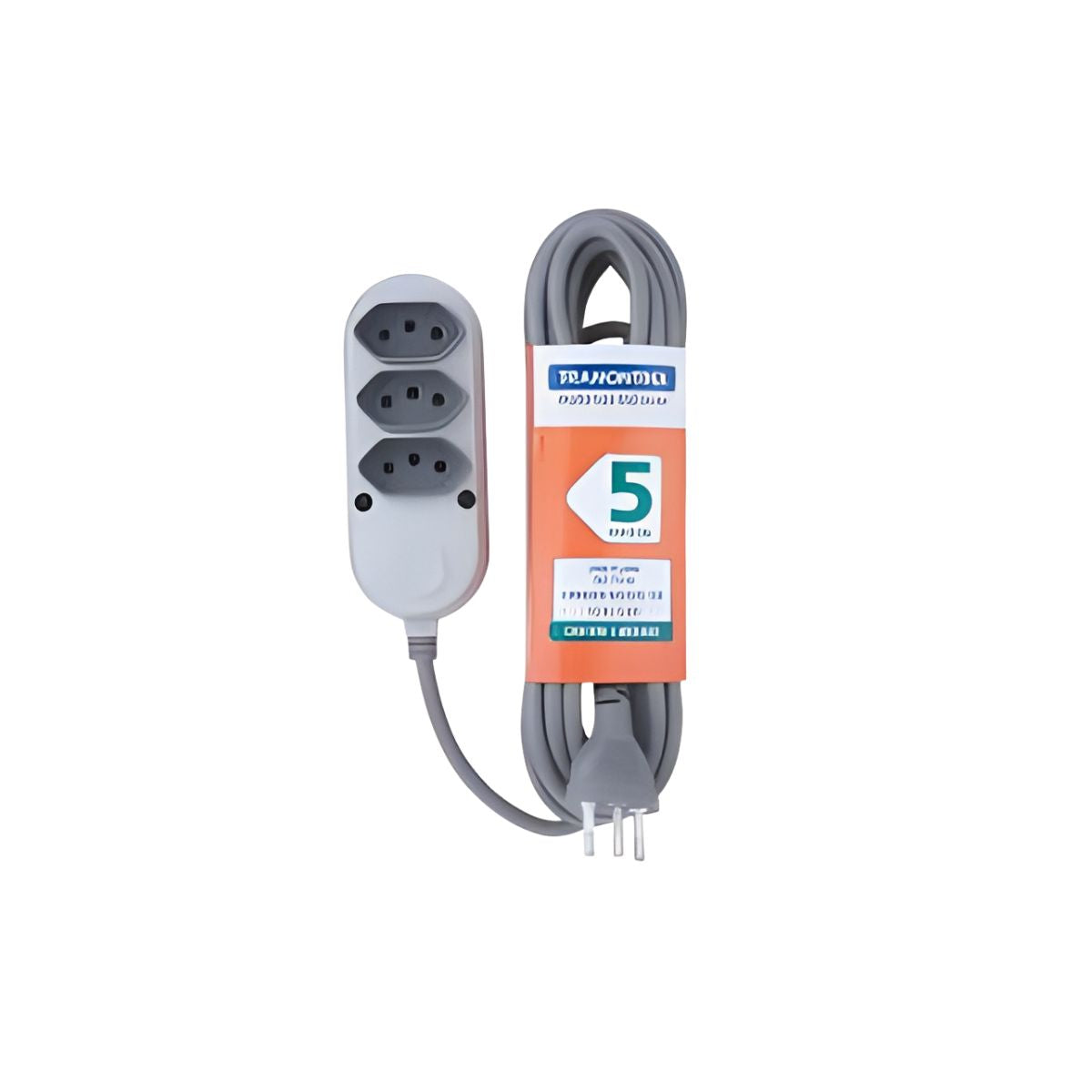 Extensao Eletrica 3 Tomadas 2p+T 10a/250v 5m Tramontina