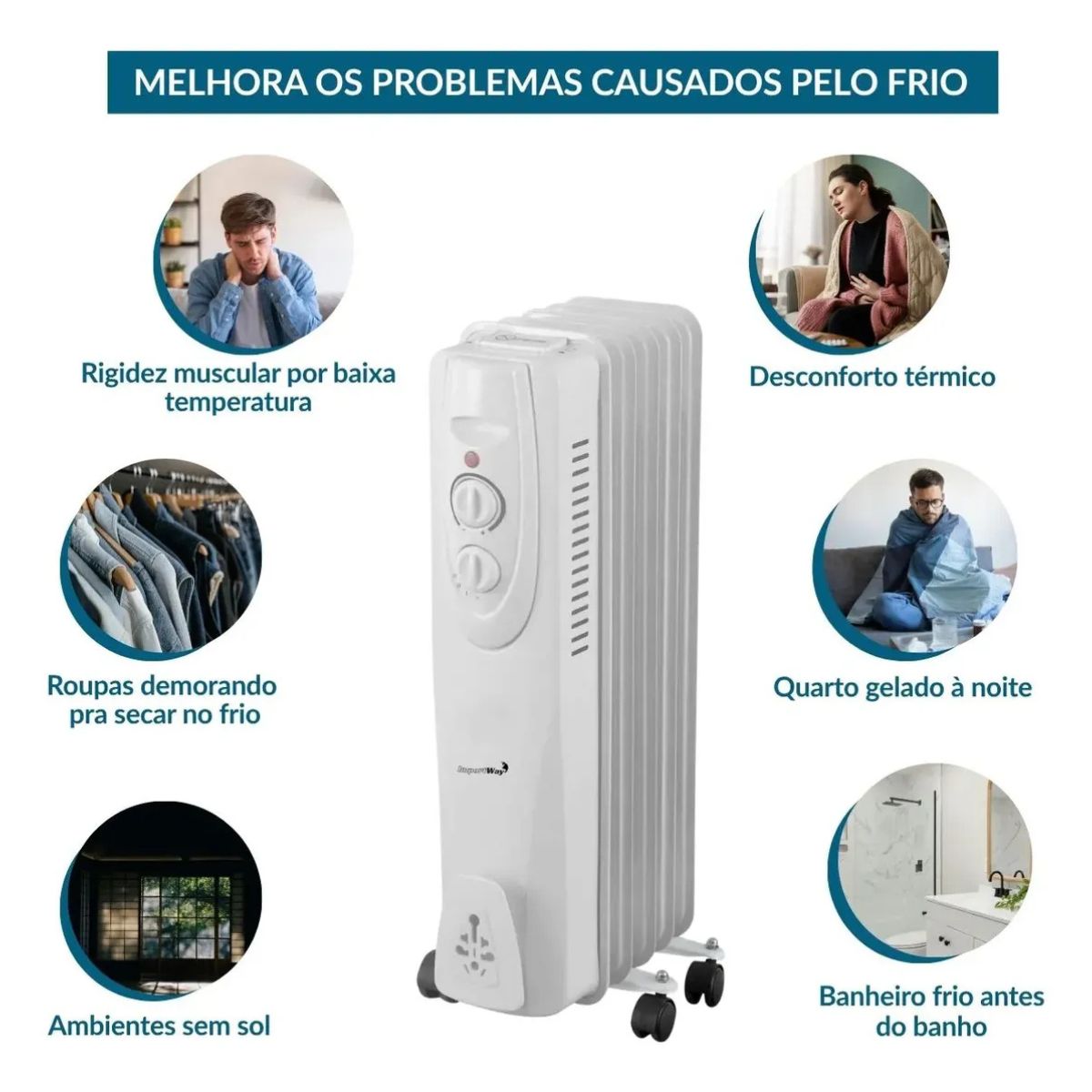 Aquecedor A Oleo 1500w 220v Ventisol