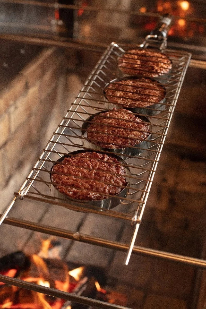 Grelha Inox Hamburgueira 15x44cm Grilazer - Thony Ferragem