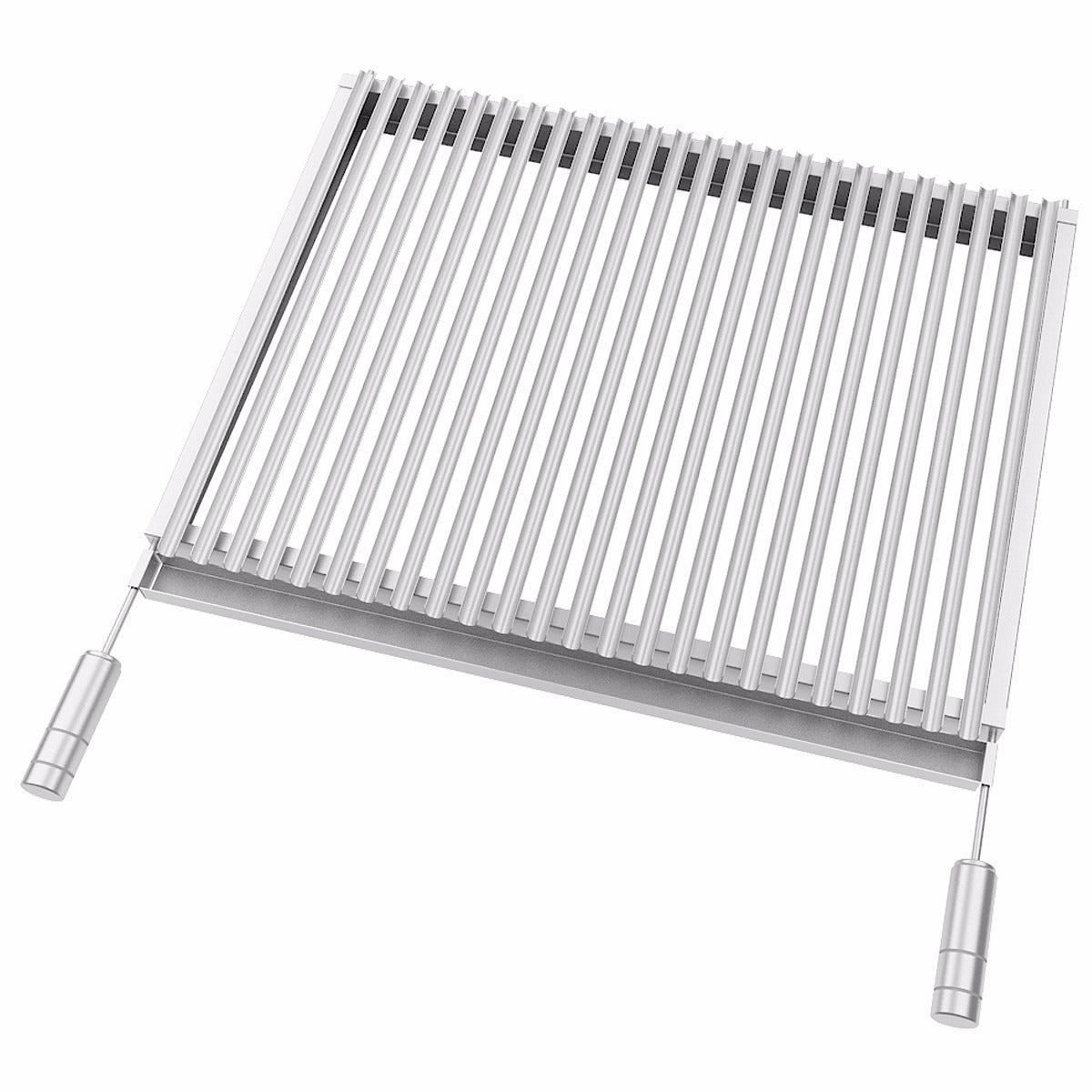 Grelha Inox Parrilla Argentina C/ Calha 40x50cm Grilazer - Thony Ferragem