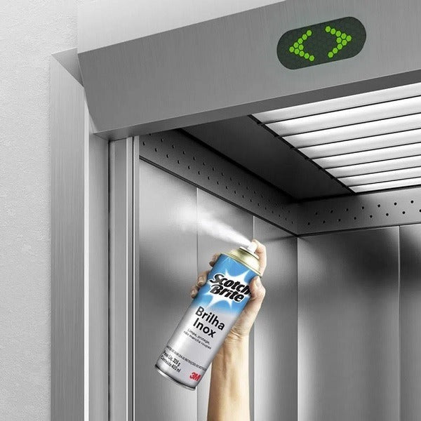 Brilha Inox Scotch-Brite Aerossol 3M - Thony Ferragem