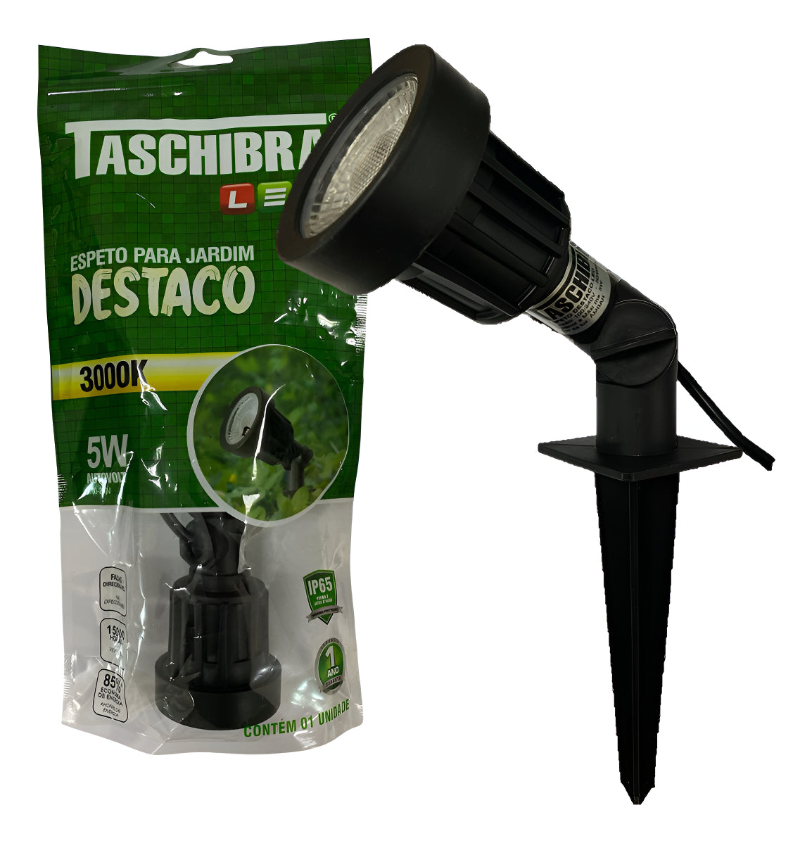 Espeto para Jardim Led 5W 3000k Destaco Taschibra - Thony Ferragem