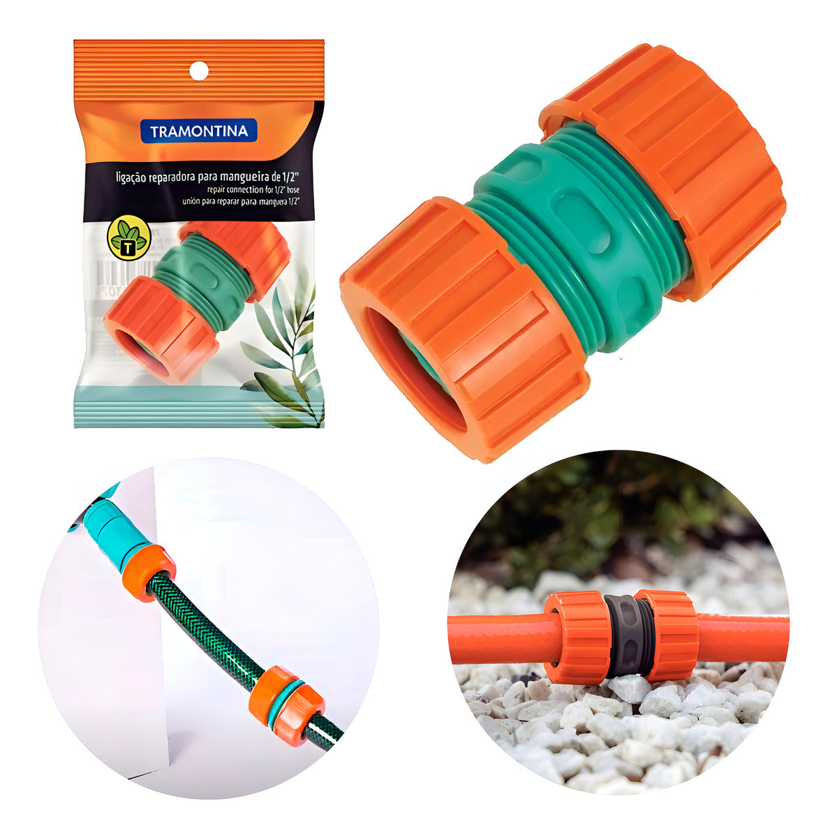 Ligacao Reparadora P/ Mangueira 1/2" Tramontina - Thony Ferragem