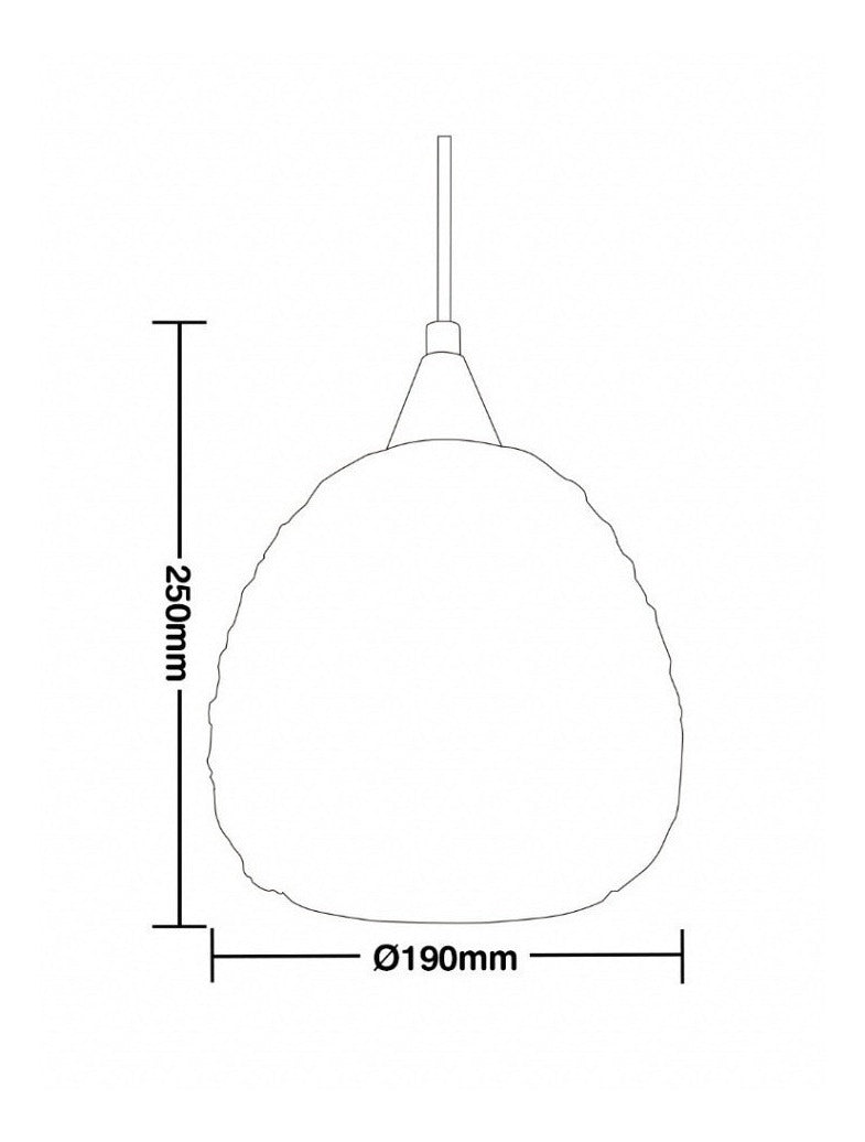 Pendente Gothics 1xe14 Cobre Taschibra