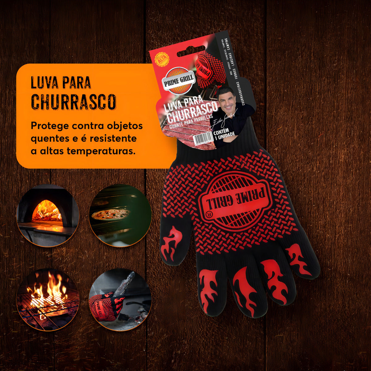 Luva Para Churrasco Prime Grill Grilazer - Thony Ferragem