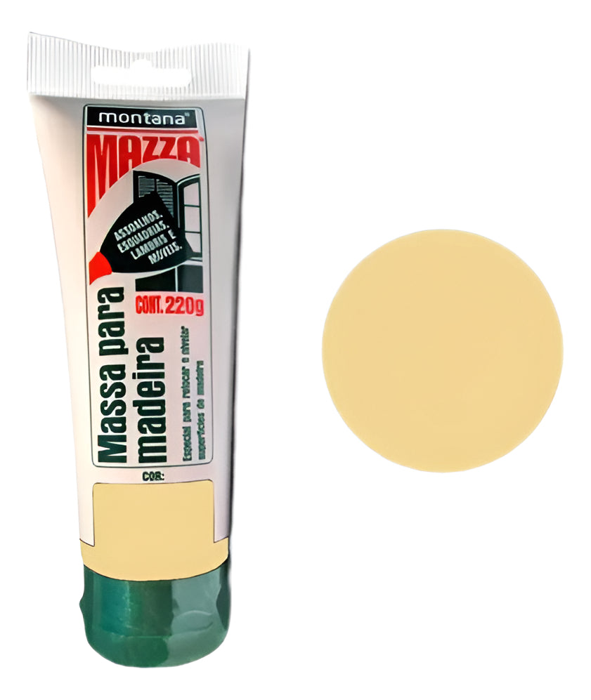 Massa P/ Madeira Mazza Marfim 220g Montana - Thony Ferragem
