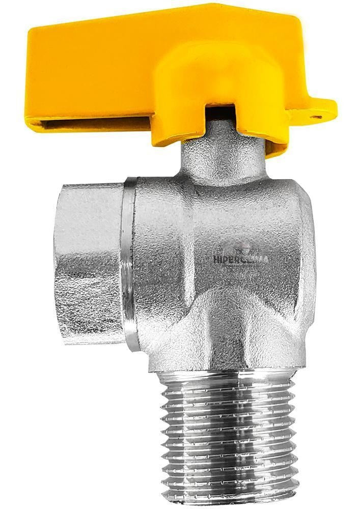 Válvula Esfera Rosca Macho/Fêmea 1/2" x 1/2" TigreGás - Thony Ferragem