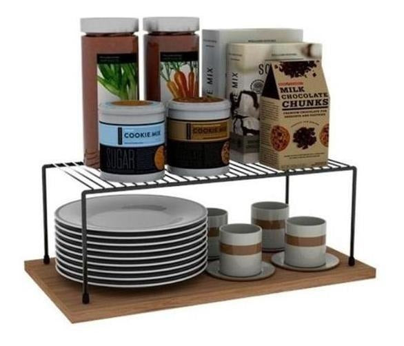 Organizador De Armario Grande Preto Dicarlo - Thony Ferragem