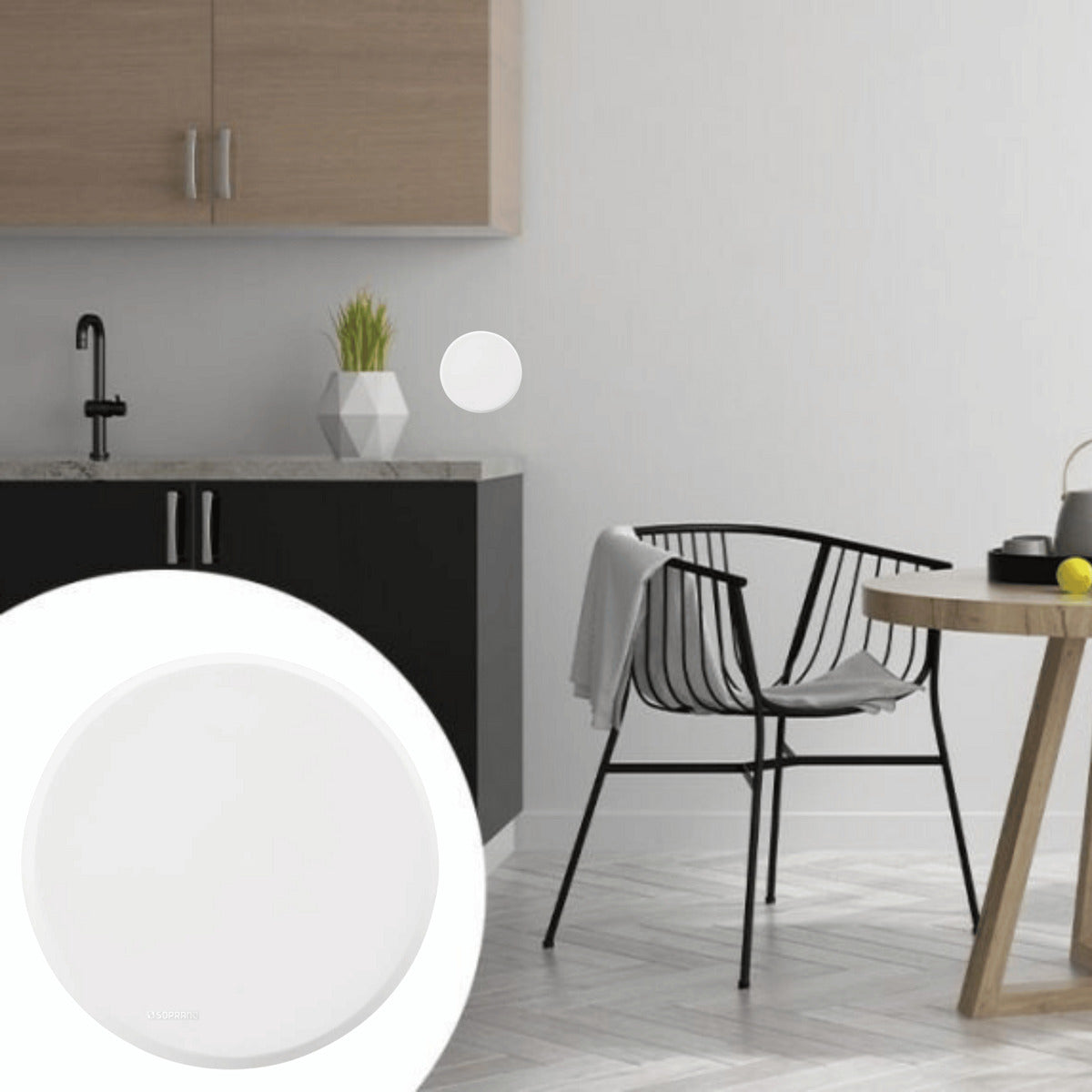 Placa Cega Redonda 4x4 - Duale Up Iriel - Thony Ferragem