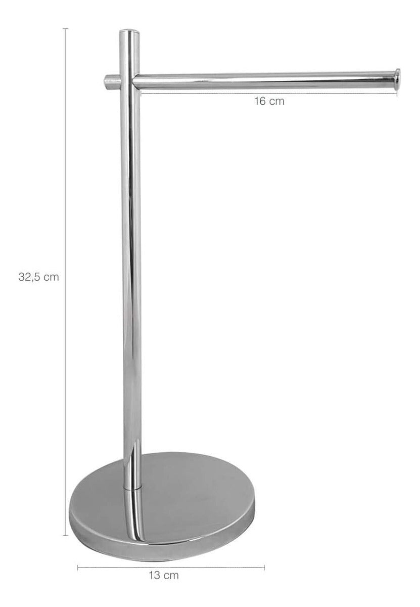 Porta Toalha De Balcao 33cm Flat - Thony Ferragem