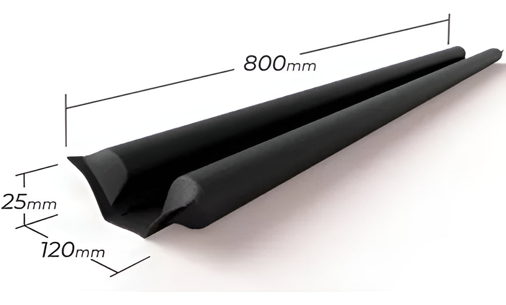 Veda Porta Rolinho 80cm Preto Comfortdoor - Thony Ferragem