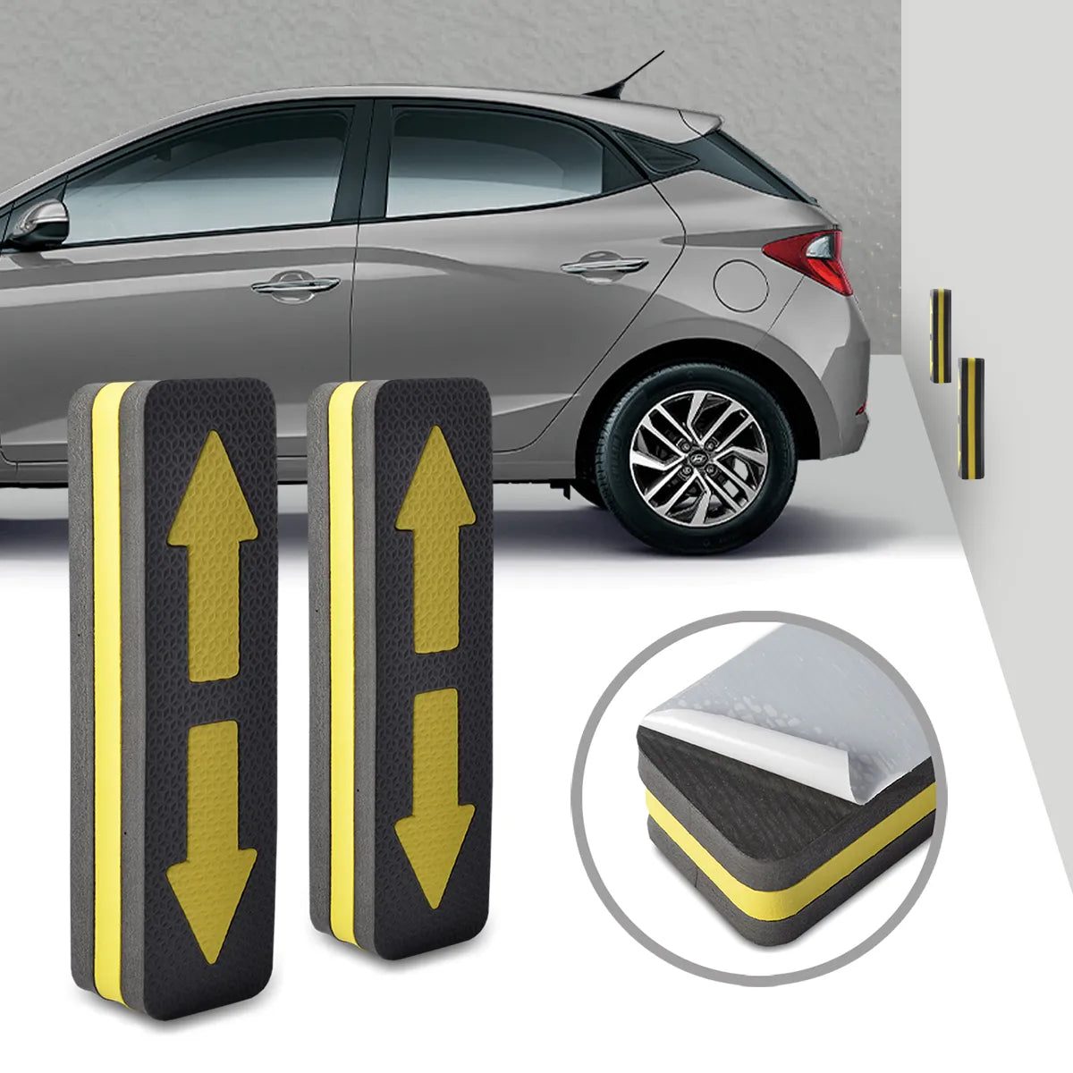 Protetor De Garagem Reto Eva Duraplus - 2pcs - Thony Ferragem