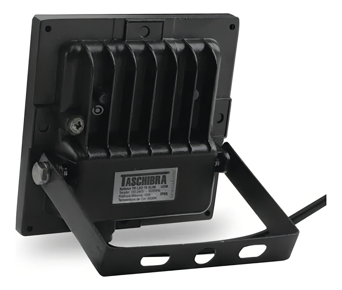 Refletor TR LED 20W Slim 3000K Preto Taschibra - Thony Ferragem