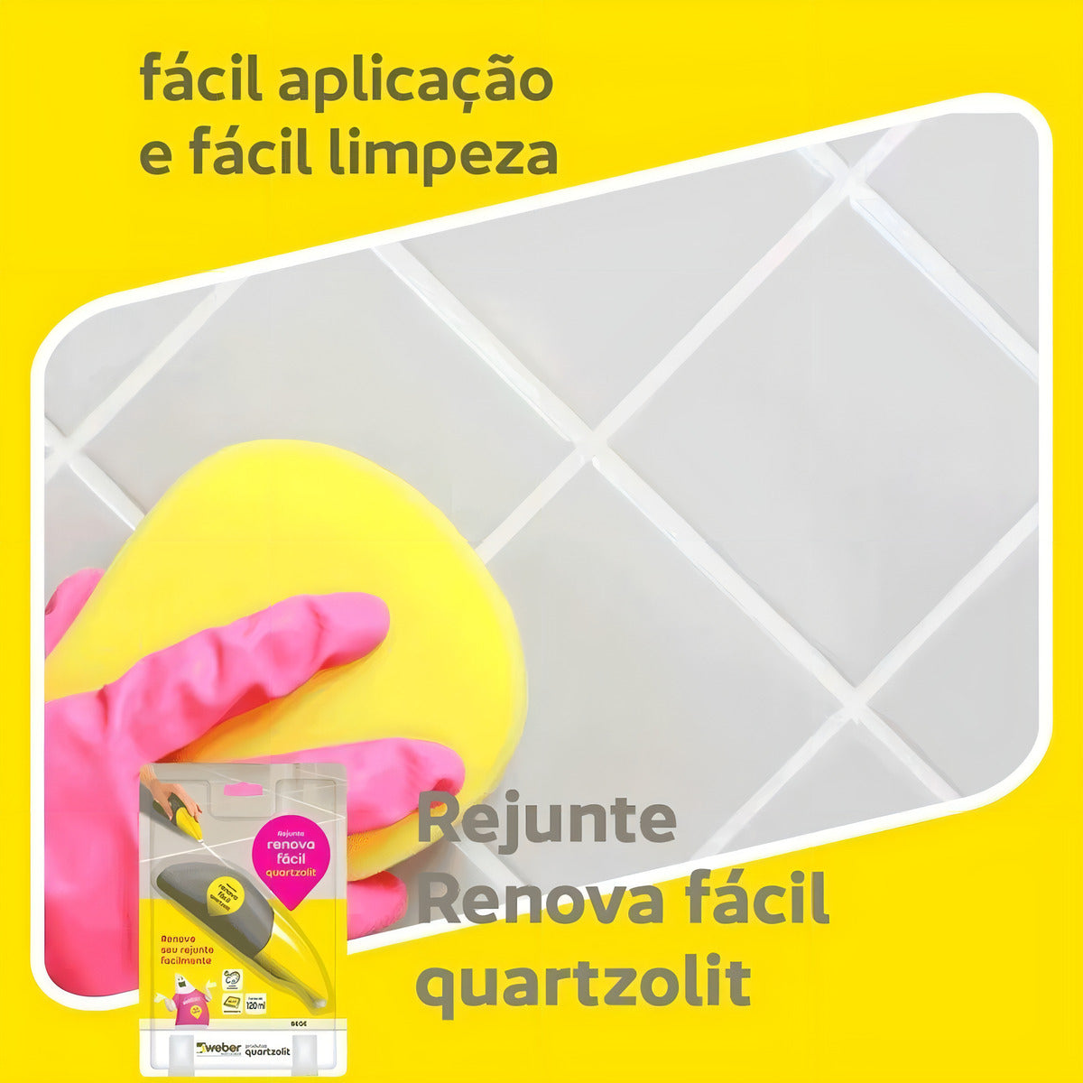 Rejunte Renova Facil Corda 120ml Quartzolit - Thony Ferragem