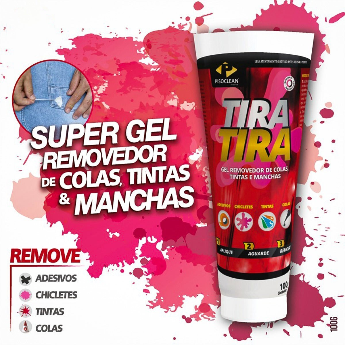 Tira Tira 100g Pisoclean - Thony Ferragem