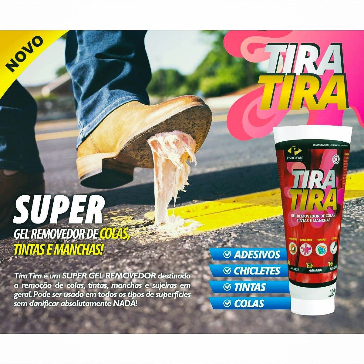 Tira Tira 100g Pisoclean - Thony Ferragem