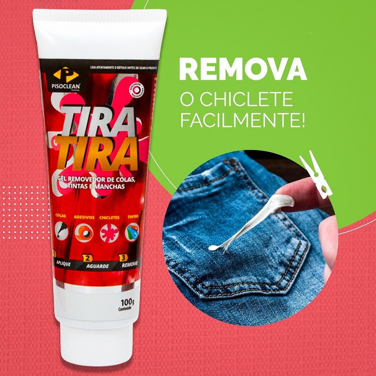 Tira Tira 100g Pisoclean - Thony Ferragem