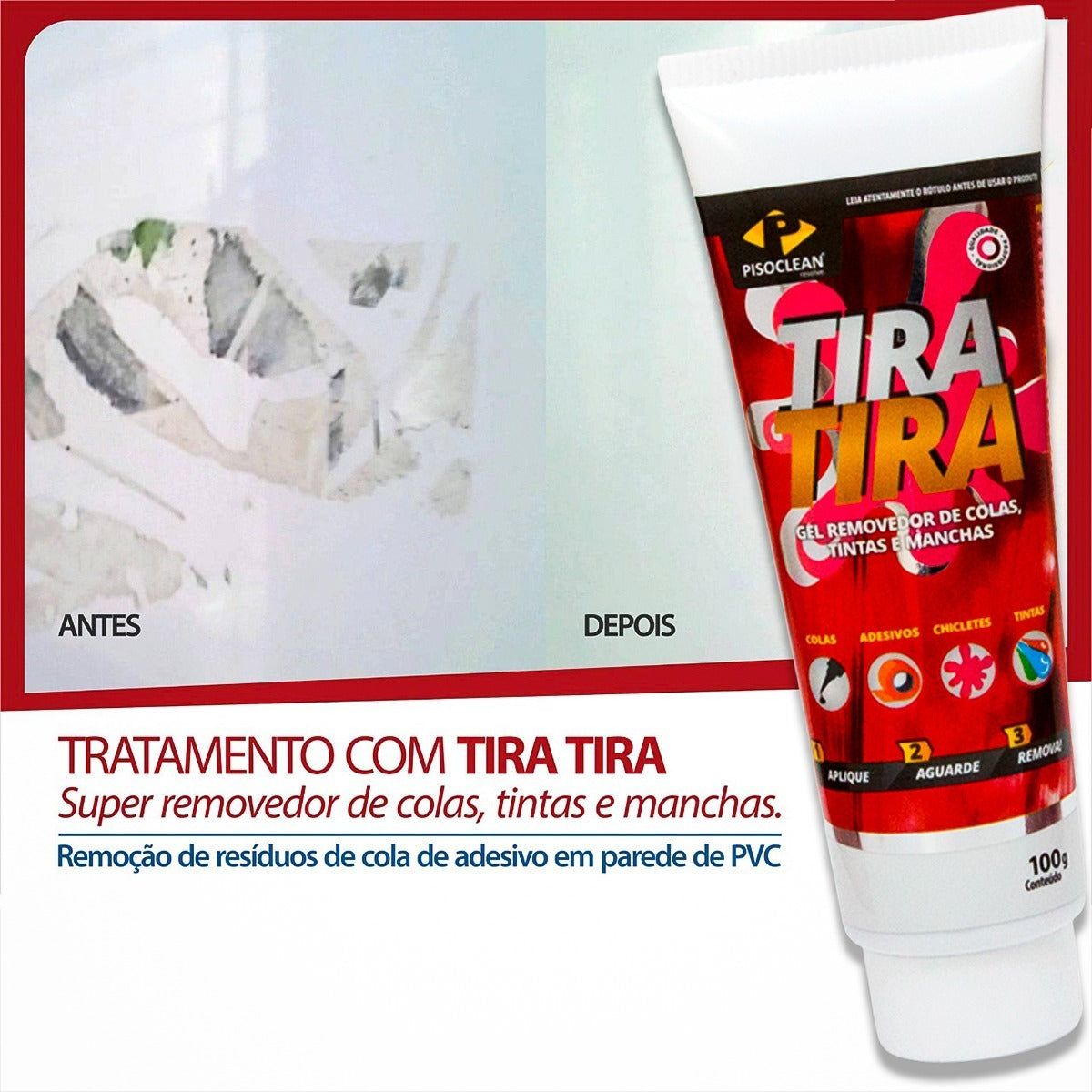 Tira Tira 100g Pisoclean - Thony Ferragem