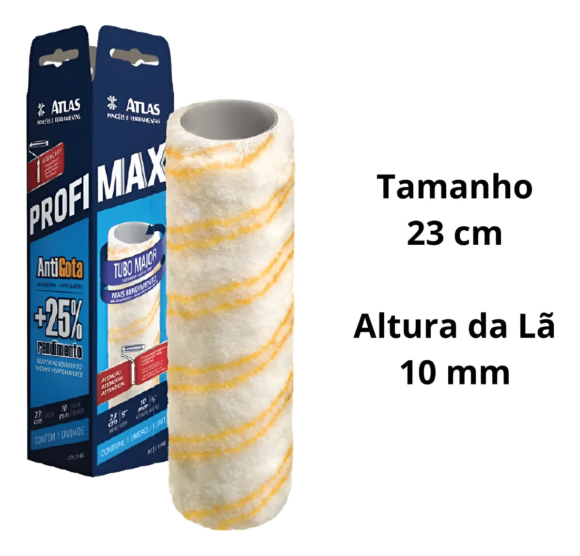 Rolo La Anti-Gota Profimax 23cm Atlas - Thony Ferragem