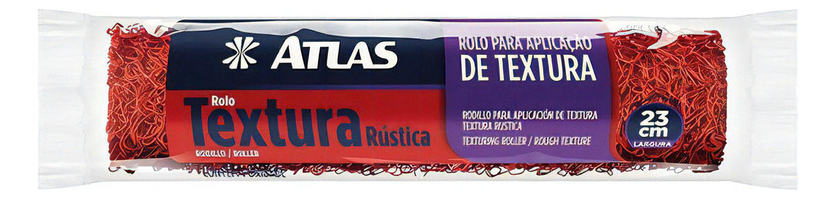 Rolo Textura Nylon 23cm Atlas - Thony Ferragem