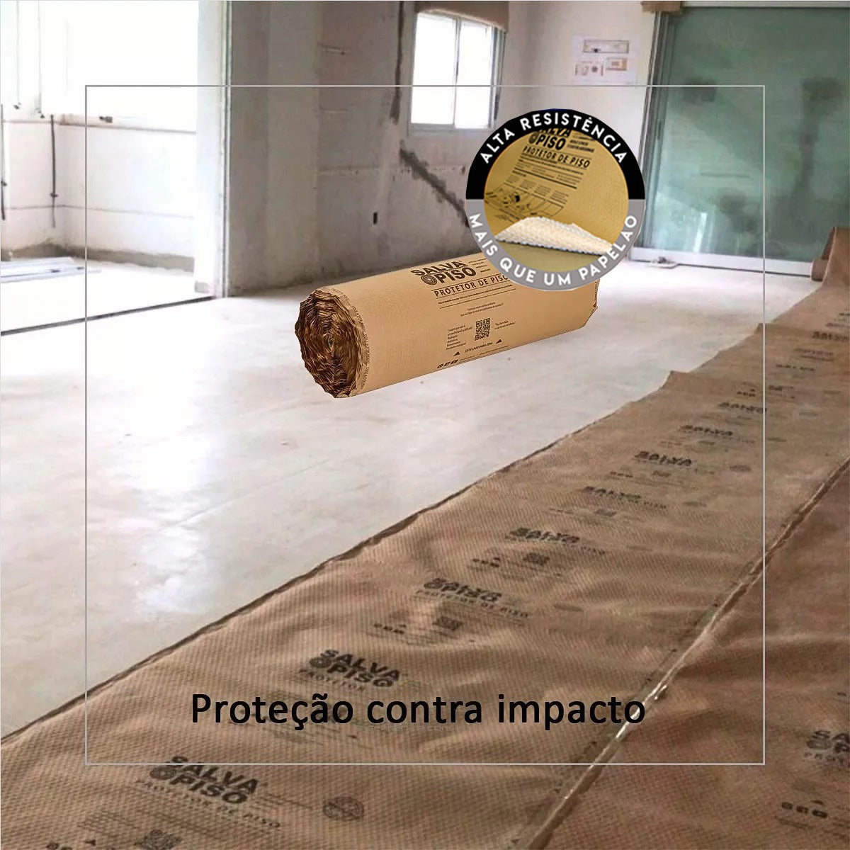 Salva Piso 1,00m X 25m Salvabras - Thony Ferragem
