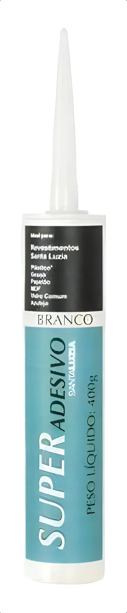Super Adesivo Branco 400g - Santa Luzia - Thony Ferragem