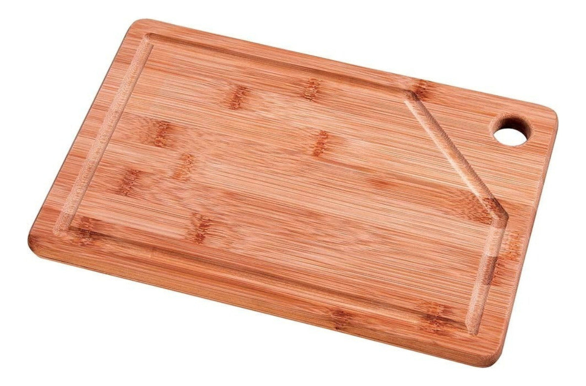 Tabua Corte 30x20cm Bamboo Mor - Thony Ferragem