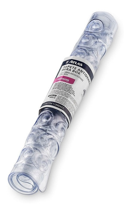 Tapete Antiderrapante Box C/ventosas 48x32cm Plástico Atlas - Thony Ferragem