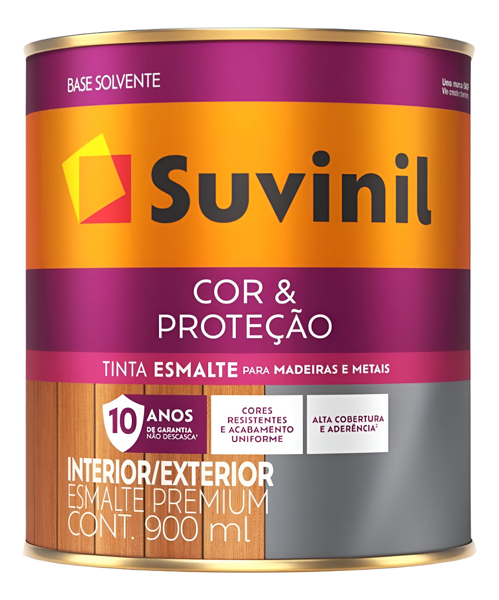 Tinta Esmalte Sintetico Fosco Branco 0.90l Suvinil - Thony Ferragem