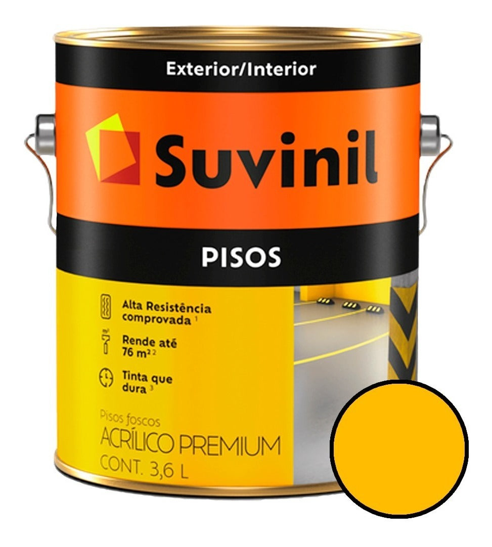 Tinta Piso Amarelo 3.6lts Suvinil - Thony Ferragem