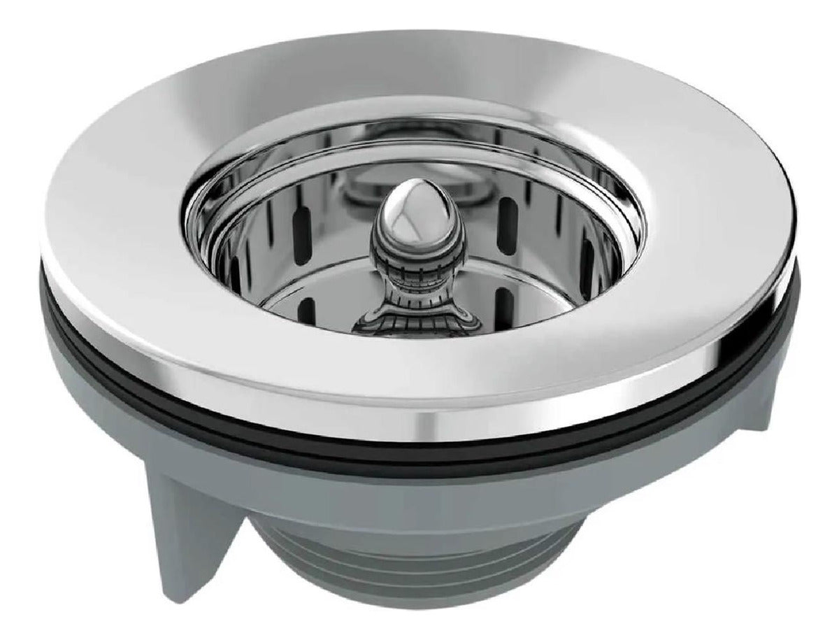 Valvula Escoamento Para Pia 4.1/2x1.1/2 Blukit - Thony Ferragem