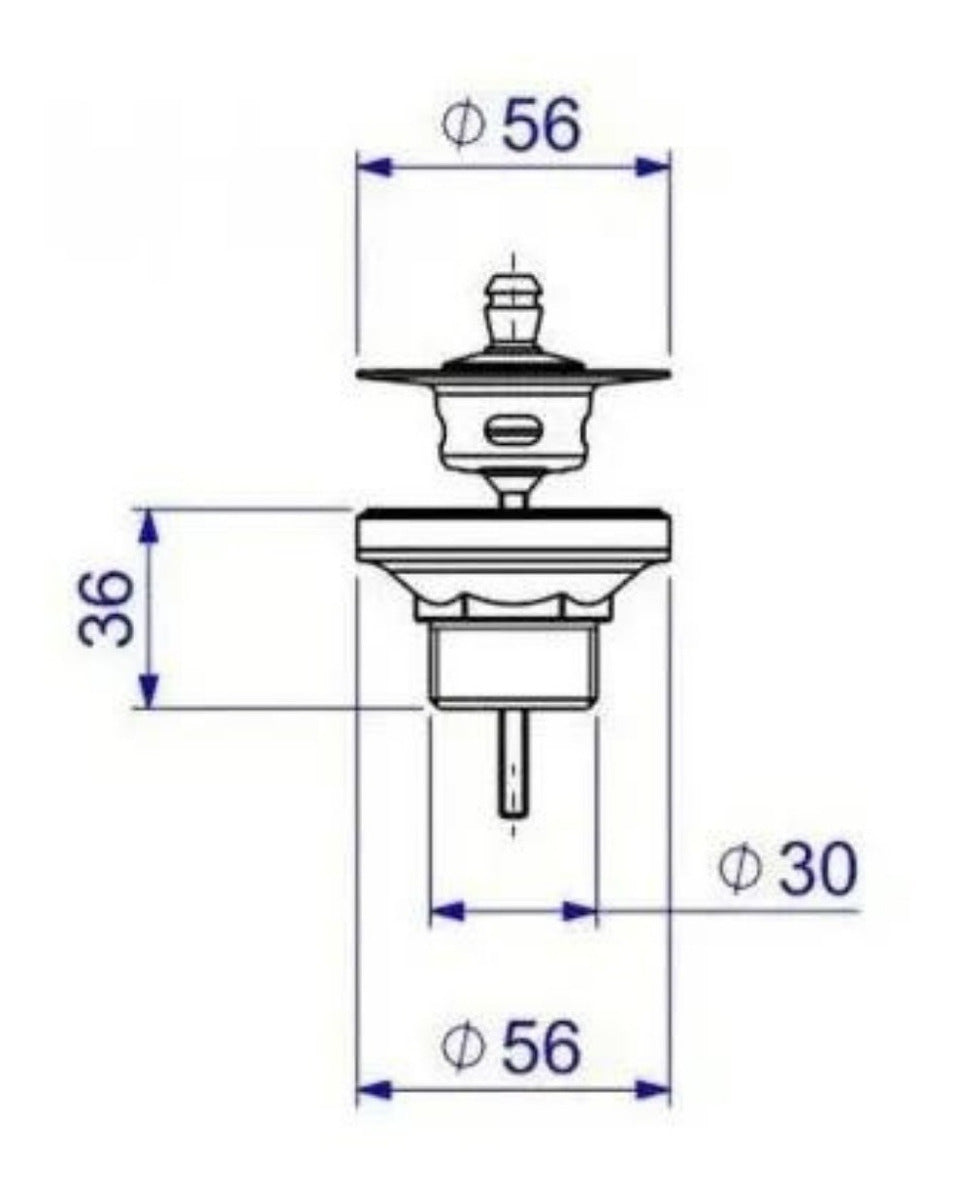 Válvula para Lavatório 1602C Deca - Thony Ferragem
