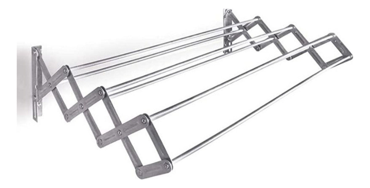 Varal Sanfonado Aluminio 120cm Mor - Thony Ferragem