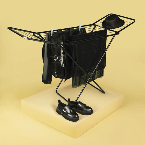 Varal De Chao Com Abas Slim Preto Mor - Thony Ferragem