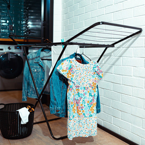 Varal De Chao Com Abas Slim Preto Mor - Thony Ferragem