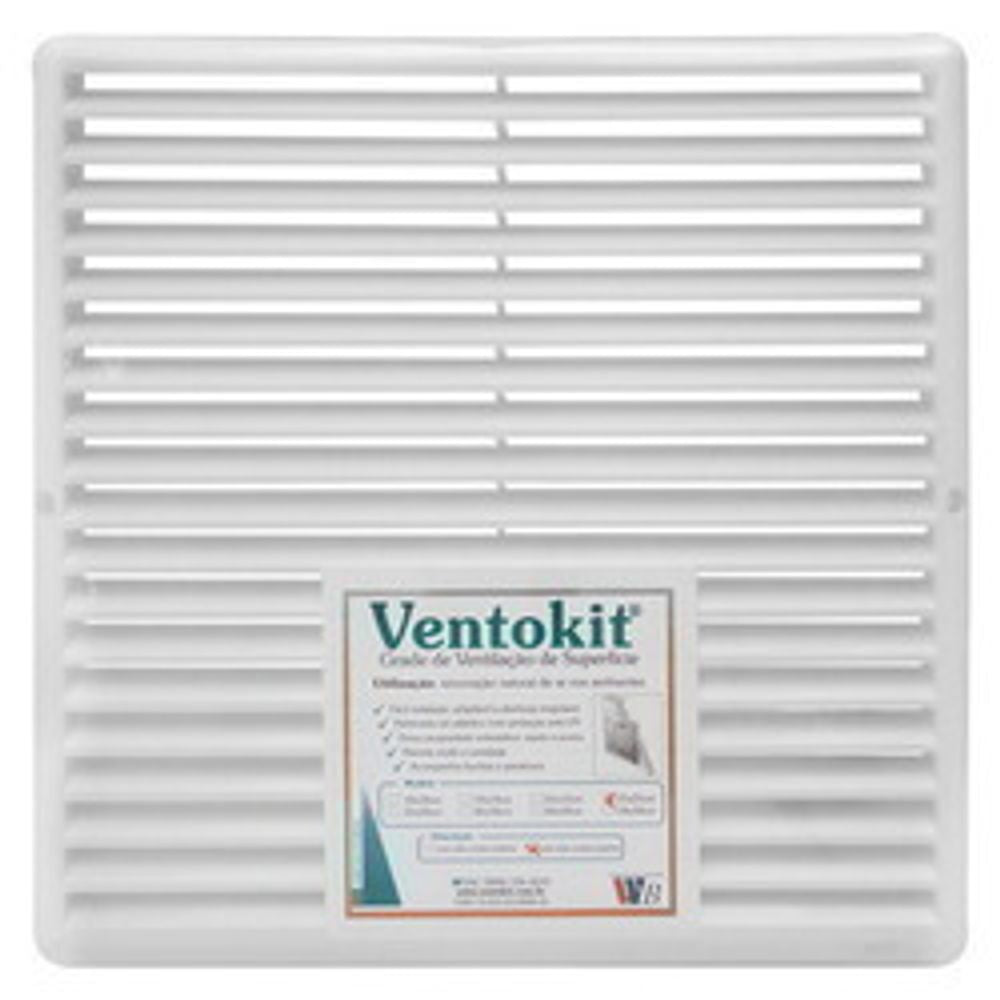 Grade Ventilacao Superficie 25x25cm - Thony Ferragem