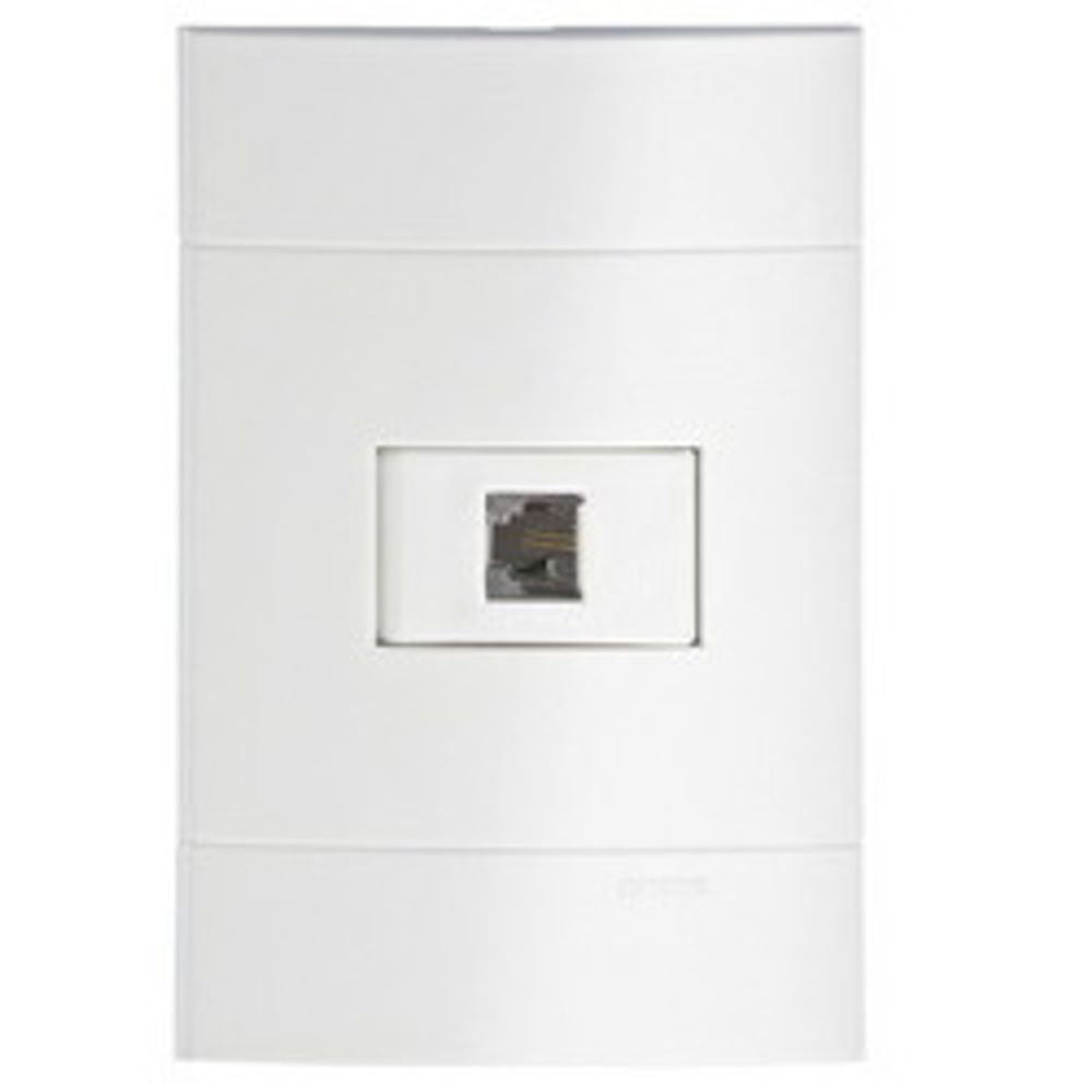 Conjunto Tomada RJ11 2 Fios Branco – Lunare Schneider - Thony Ferragem