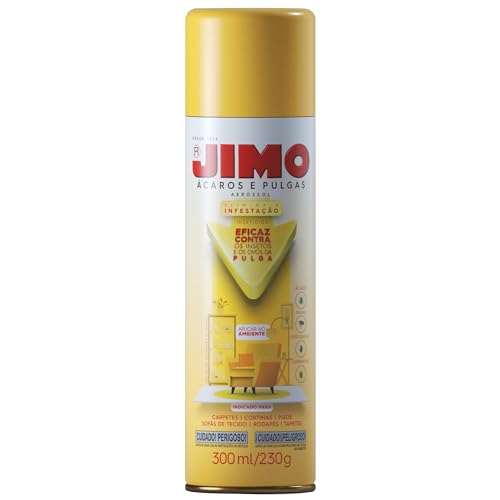 Ácaros e Pulgas Aerossol 300ml Jimo - Thony Ferragem