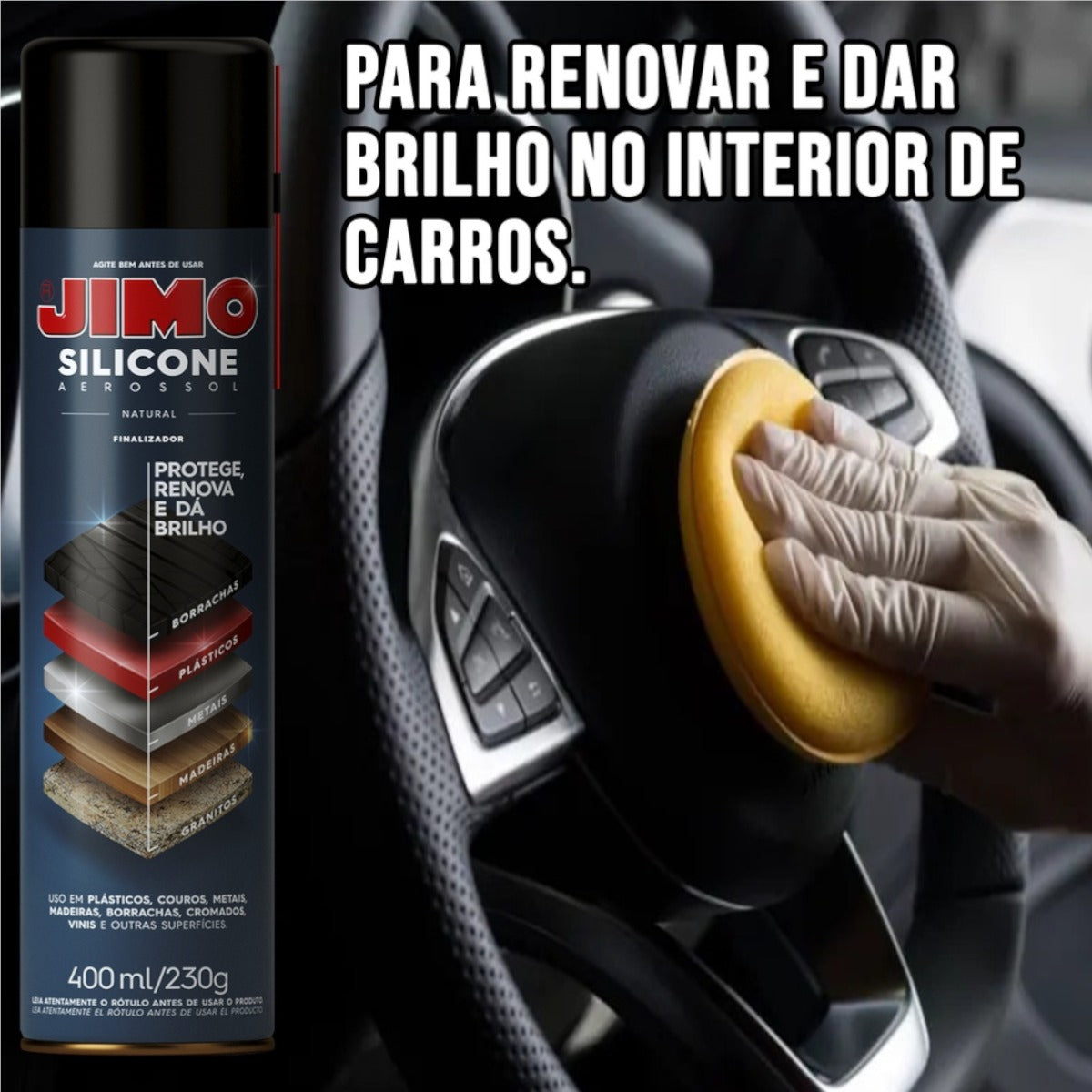 Silicone Aerossol 400ml Jimo - Thony Ferragem