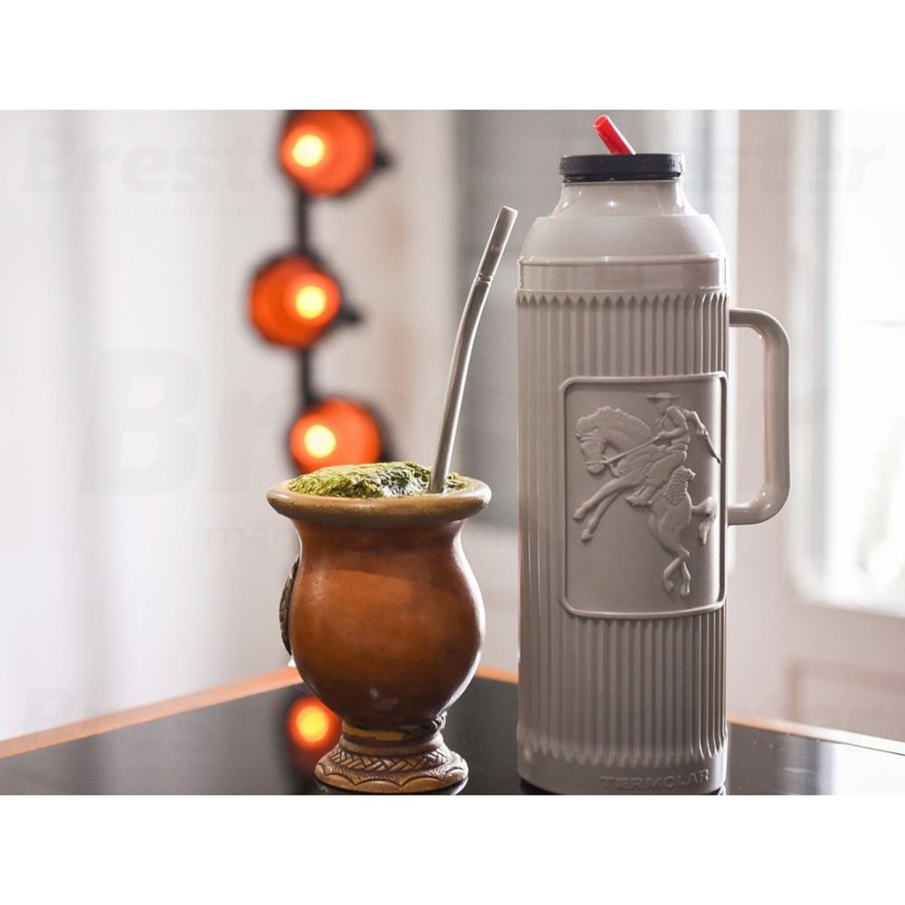 GARRAFA TERMICA CHIMARRITA BEGE 1L - Thony Ferragem