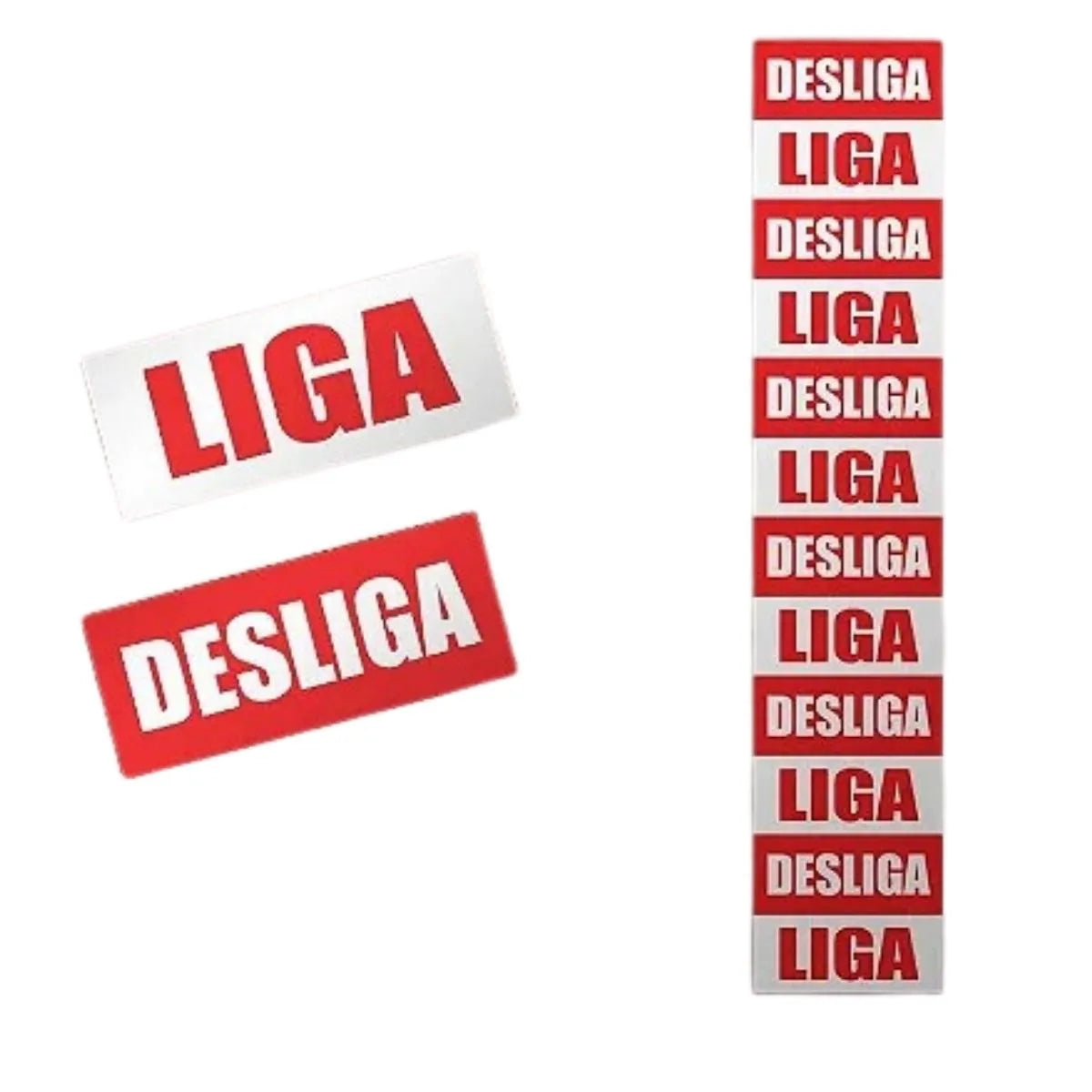 Placa Sinalizadora Liga/Desliga Encartale - Thony Ferragem