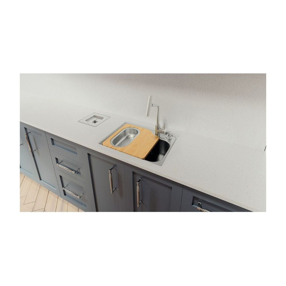 Cuba Morgana Compact 48 Fx Undermount Aço Inox Tramontina - Thony Ferragem