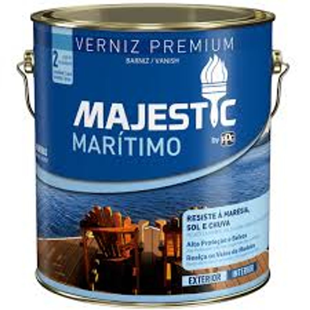 VERNIZ MARITIMO MAJESTIC BRILHANTE INCOLOR 900ML PPG